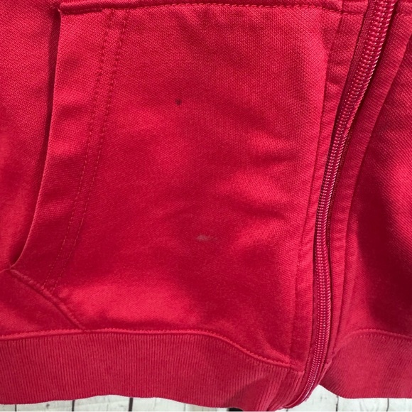 Abercrombie & Fitch Red Zip Up Sweatshirt Size XS - Picture 4 of 8